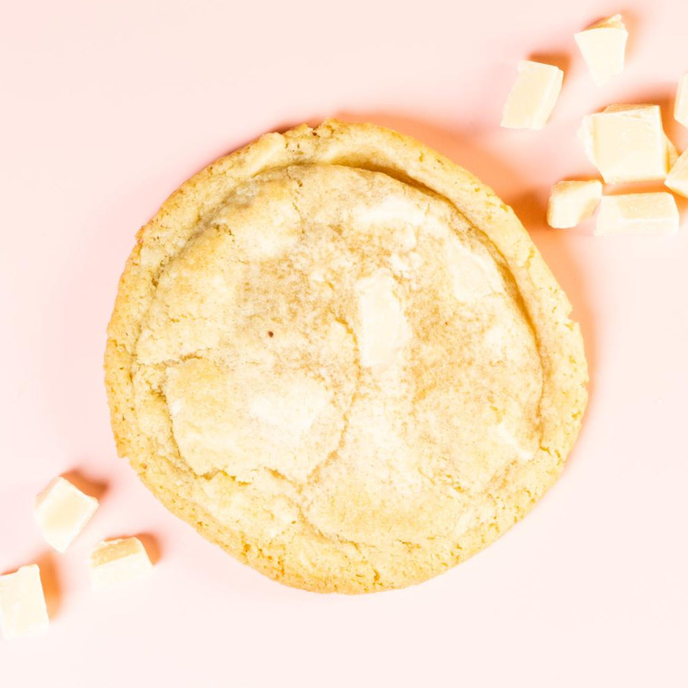 Cookie aux pépites de chocolat blanc