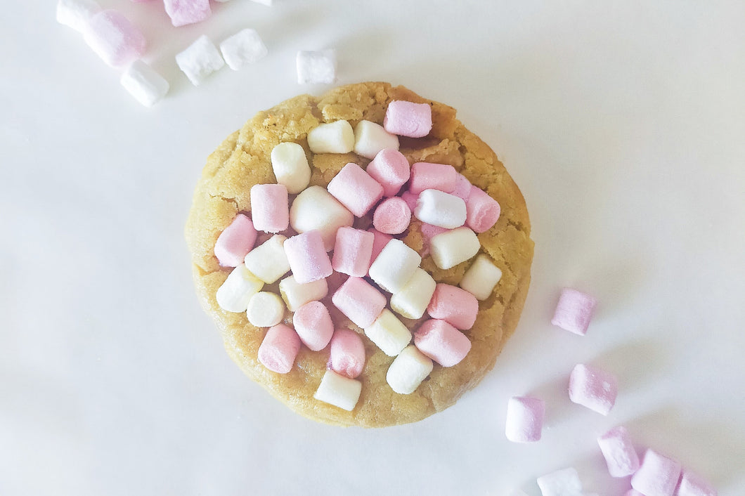 pâte de cookie fourrée  à la guimauve 